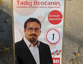 Tadej Beočanin, kandidat za župana Ajdovščine