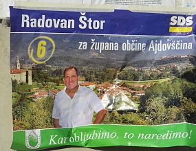 Radovan Štor, kandidat za župana Ajdovščine