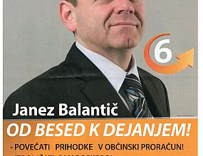 Janez Balantič, kandidat za župana Kamnika
