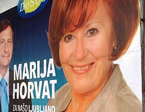 Marija Horvat, kandidatka za županjo Ljubljane