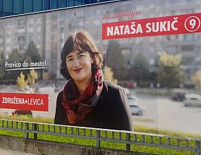 Nataša Sukič, kandidatka za županjo Ljubljane