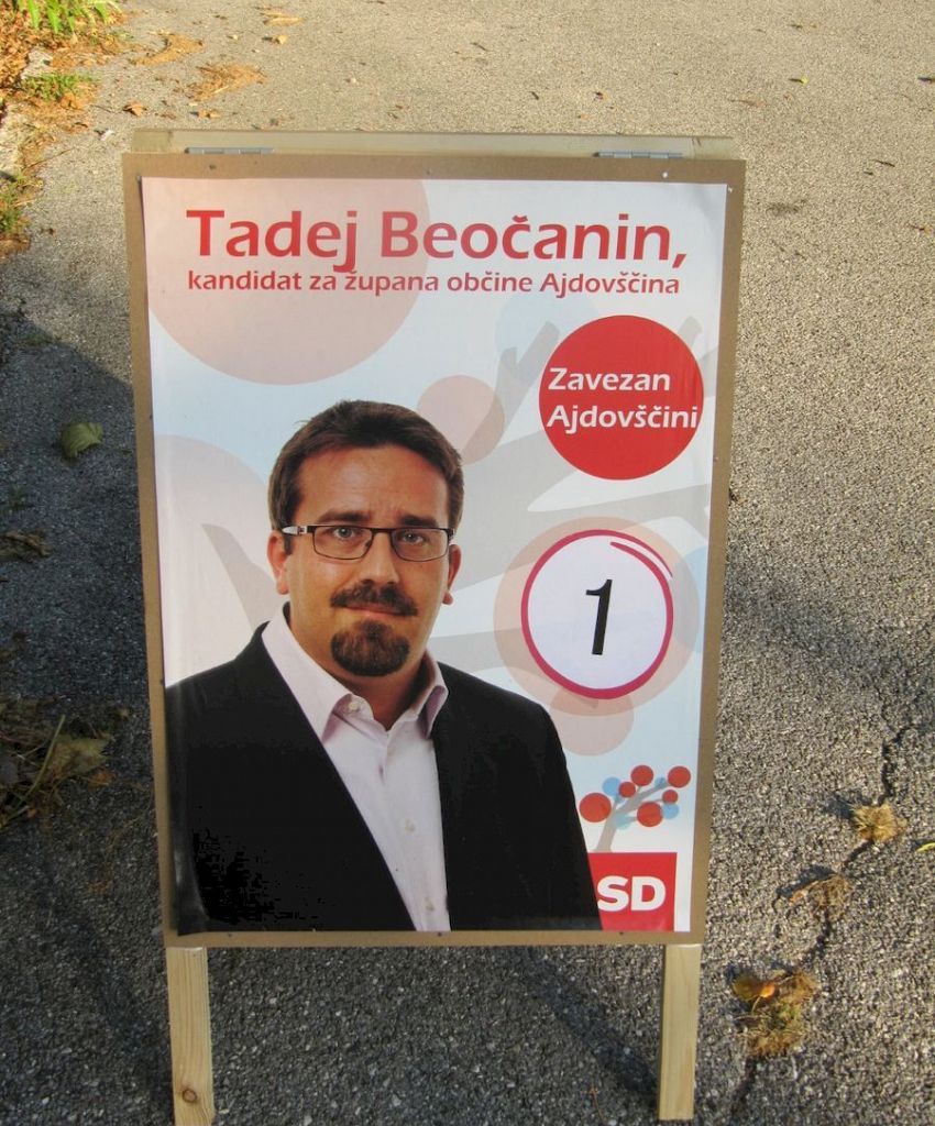 Tadej Beočanin, kandidat za župana Ajdovščine