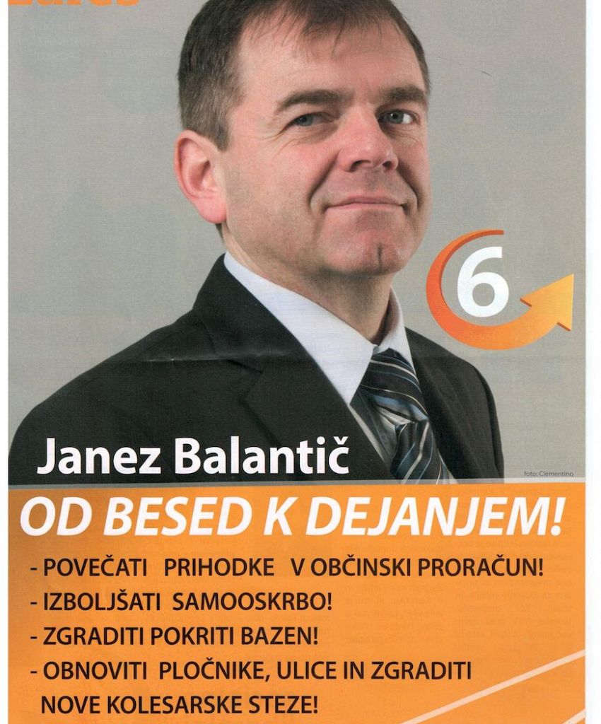 Janez Balantič, kandidat za župana Kamnika