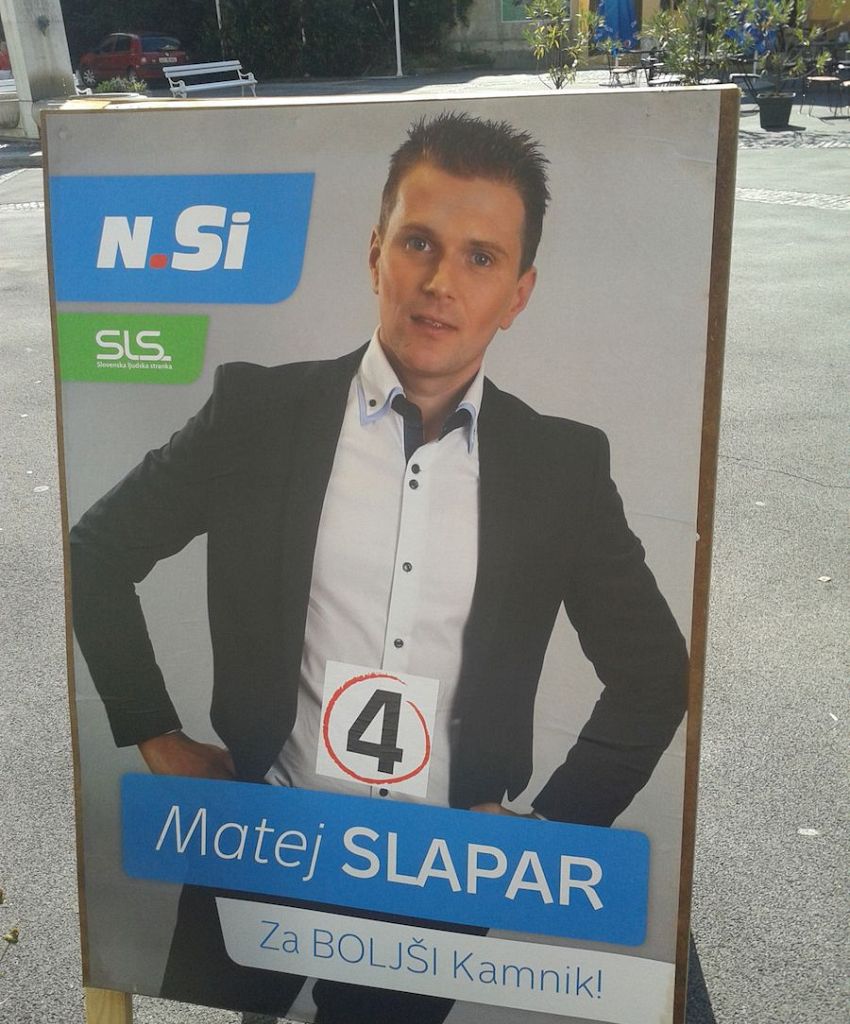 Matej Slapar, kandidat za župana Kamnika