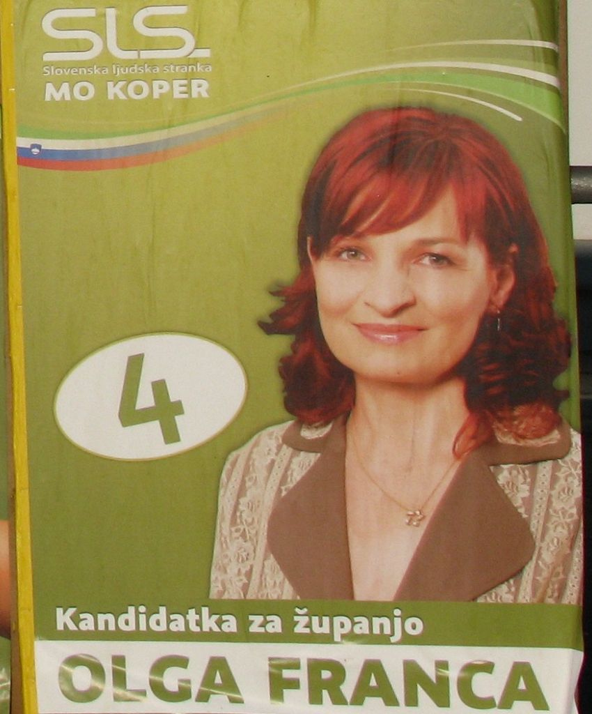OLGA FRANCA, kandidatka za županjo Kopra